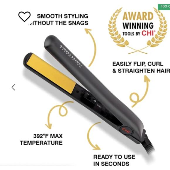 Chi Original Ceramic Hairstyling Flat Iron 1" - Picture 2 of 3